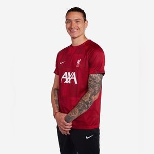 ⚽️ NWOT LFC mens red training pre-match jersey 23-24 size S